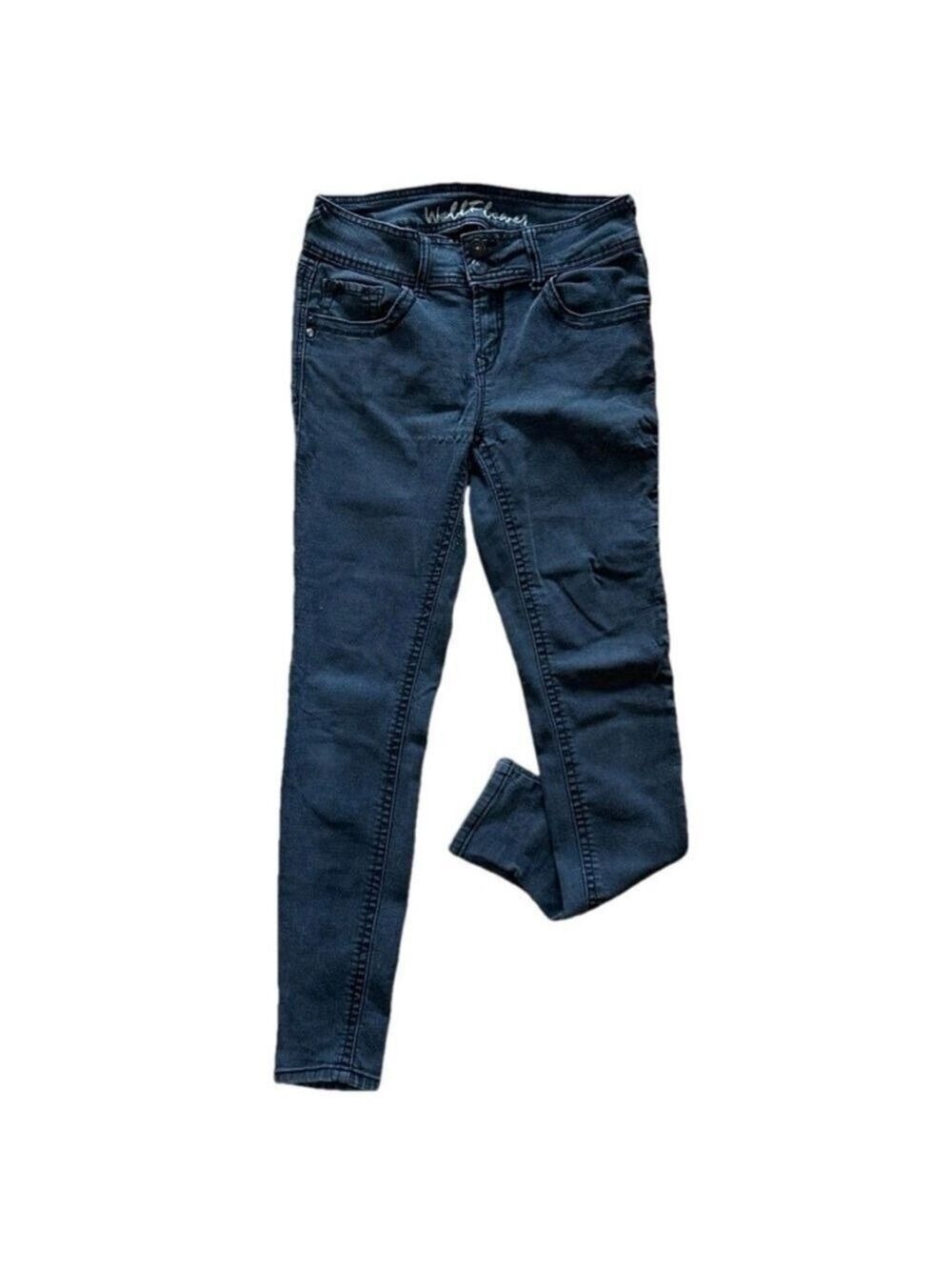 WALLFLOWER Gray Black Wash Mid Rise Skinny Jeans Size 9